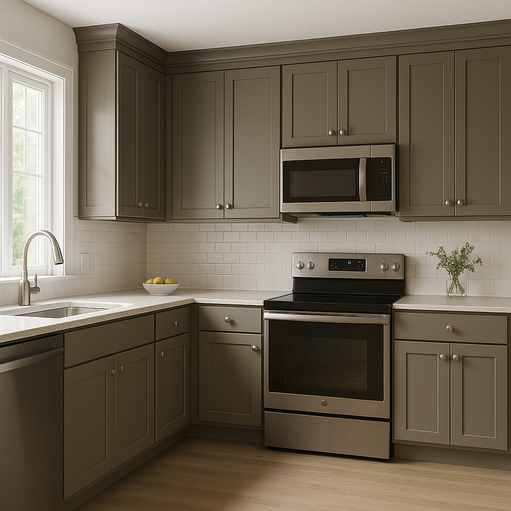 Benjamin Moore Cabin (1540) – A Timeless Gray with Versatile Elegance.