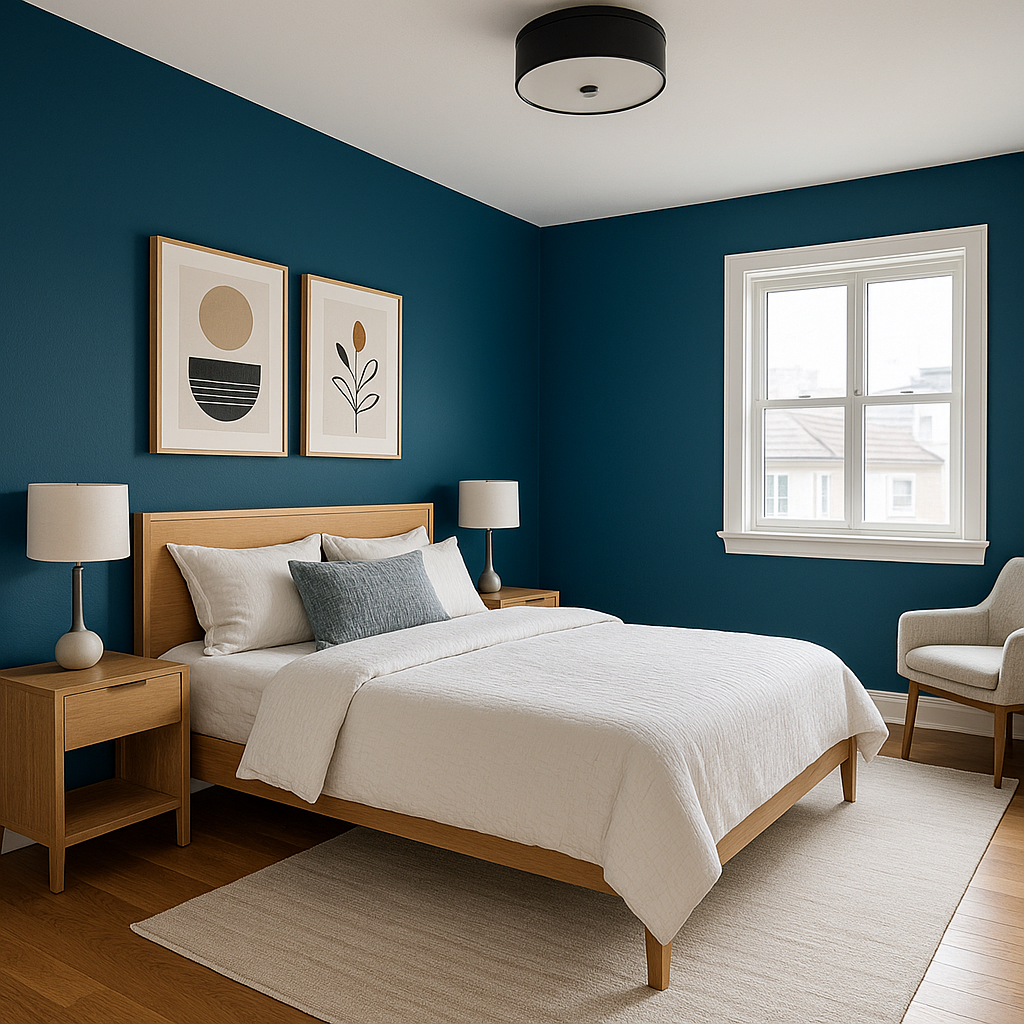 Benjamin Moore California (2060-20): A Deep, Vibrant Blue with Captivating Energy.