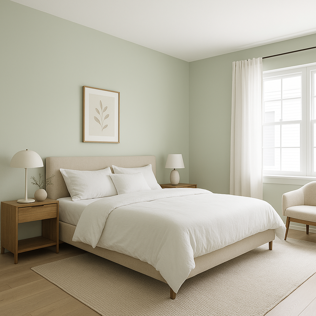 Benjamin Moore Calming (533): A Serene, Timeless Green.