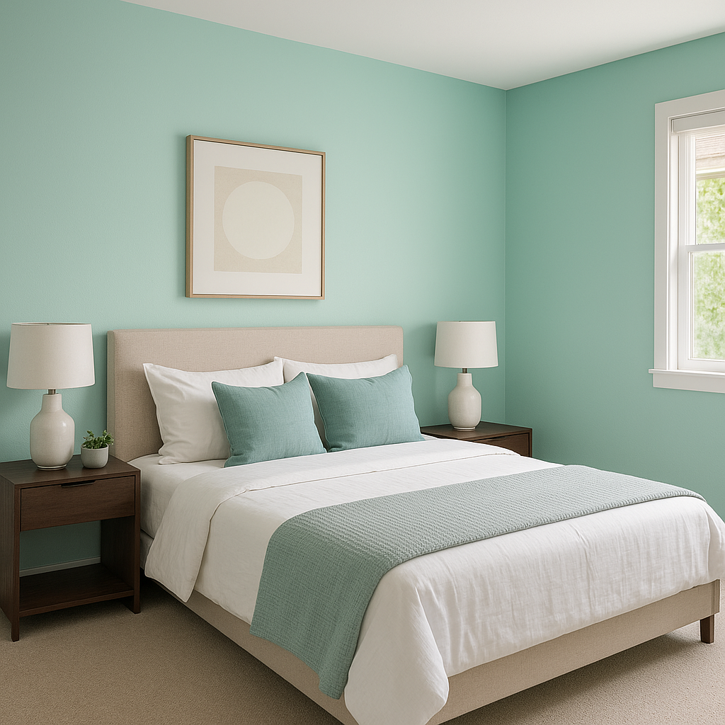 Benjamin Moore Calming (605): A Serene Hue for Timeless Interiors.