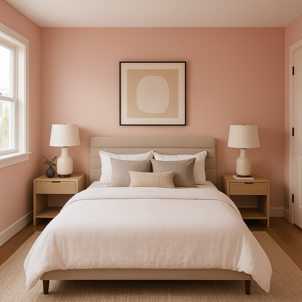 Benjamin Moore Camellia (2093-50): A Cheerful and Warm Pink Hue.
