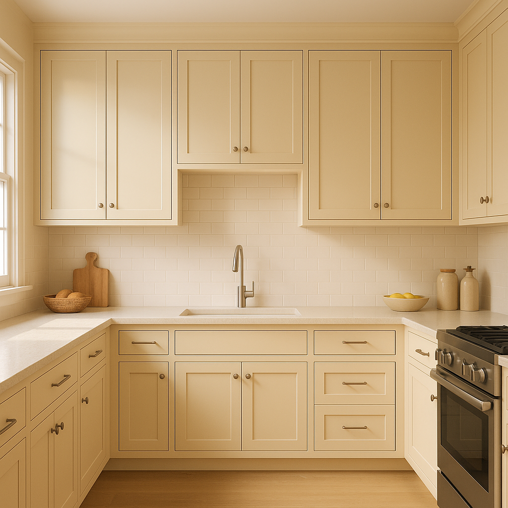 Benjamin Moore Candlelit (295): A Warm and Inviting Neutral.