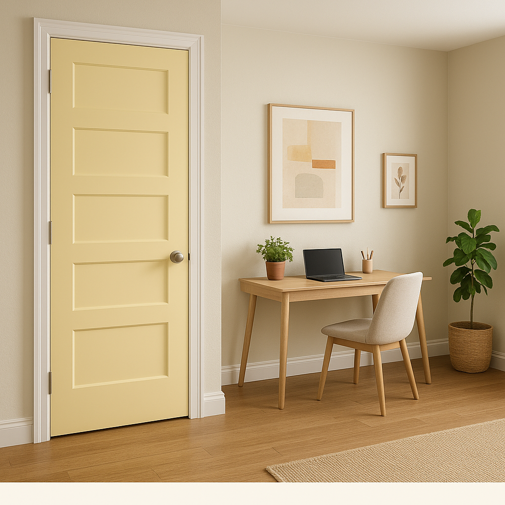 Benjamin Moore Candlelit (295): A Warm and Inviting Neutral.