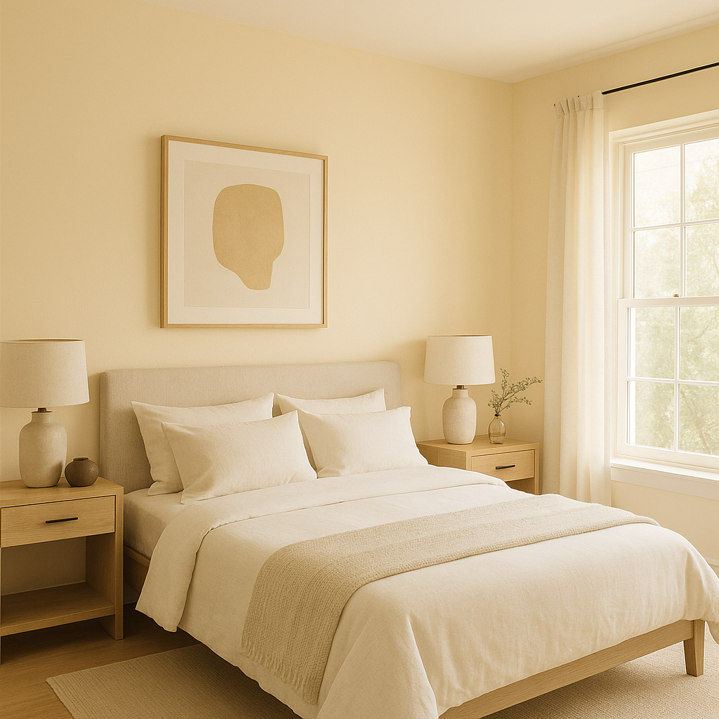 Benjamin Moore Candlelit (295): A Warm and Inviting Neutral.