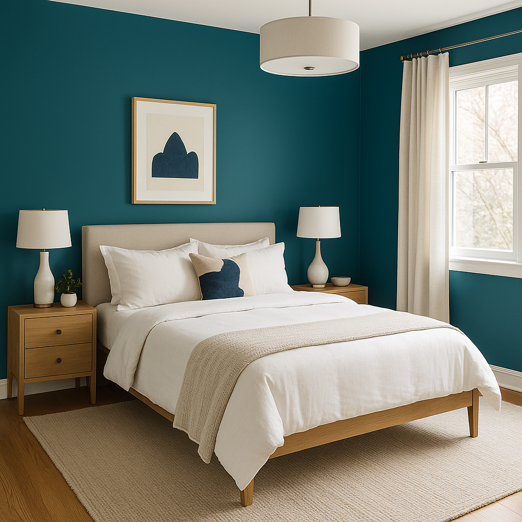 Benjamin Moore Caribbean (2059-20): A Vibrant, Tropical-Inspired Teal.