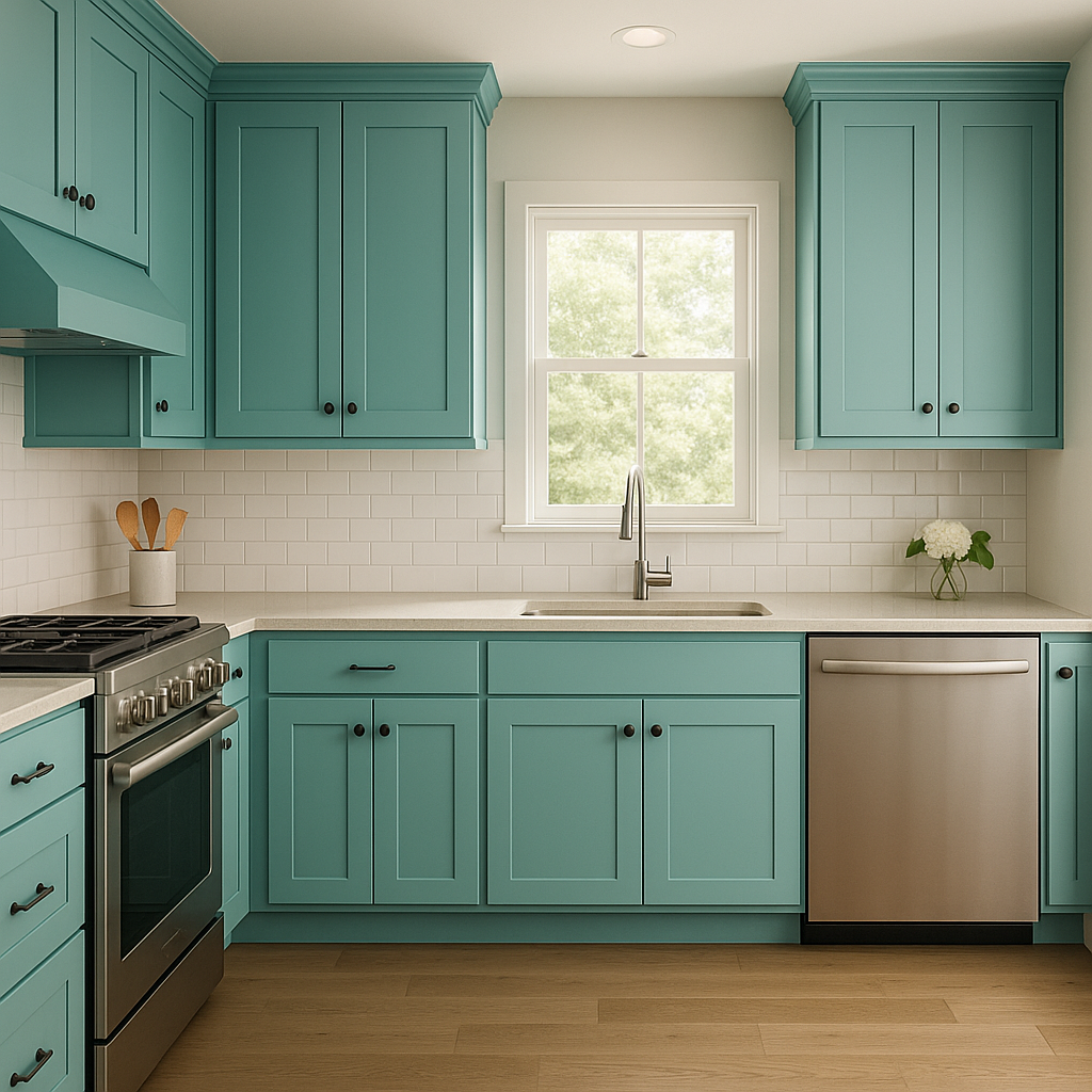 Benjamin Moore Caribbean (661): A Vibrant and Tropical Hue for Bold Interiors.