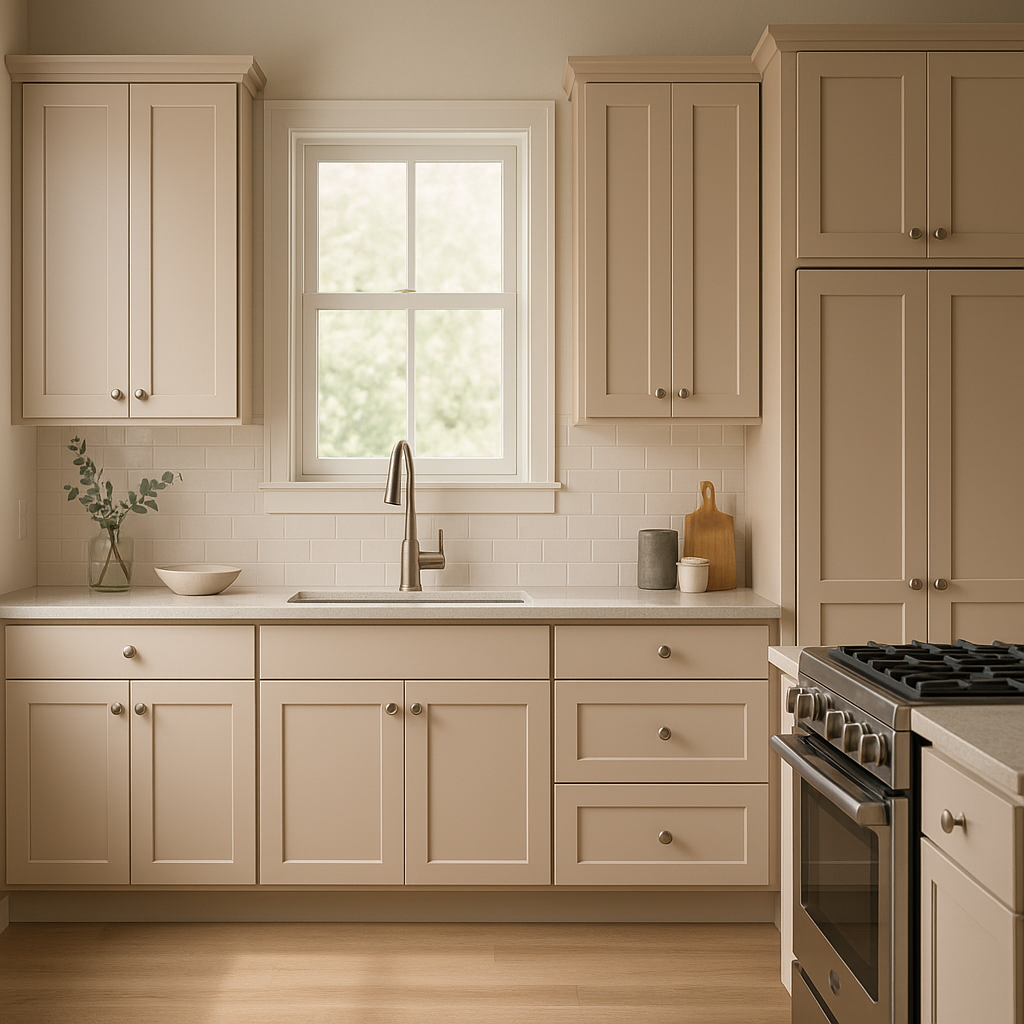 Benjamin Moore Cashmere (CSP-345): A Luxurious Neutral for Timeless Elegance.