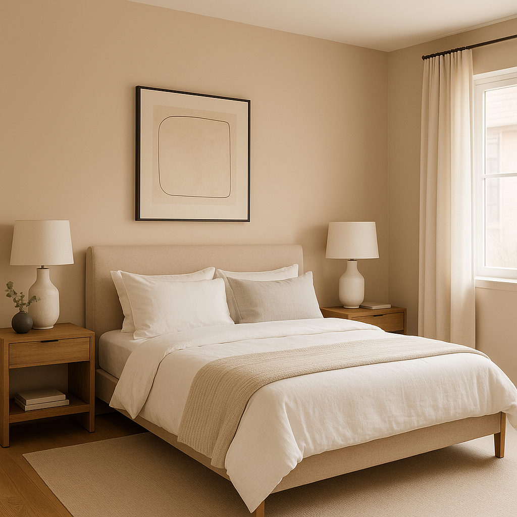Benjamin Moore Cashmere (CSP-345): A Luxurious Neutral for Timeless Elegance.