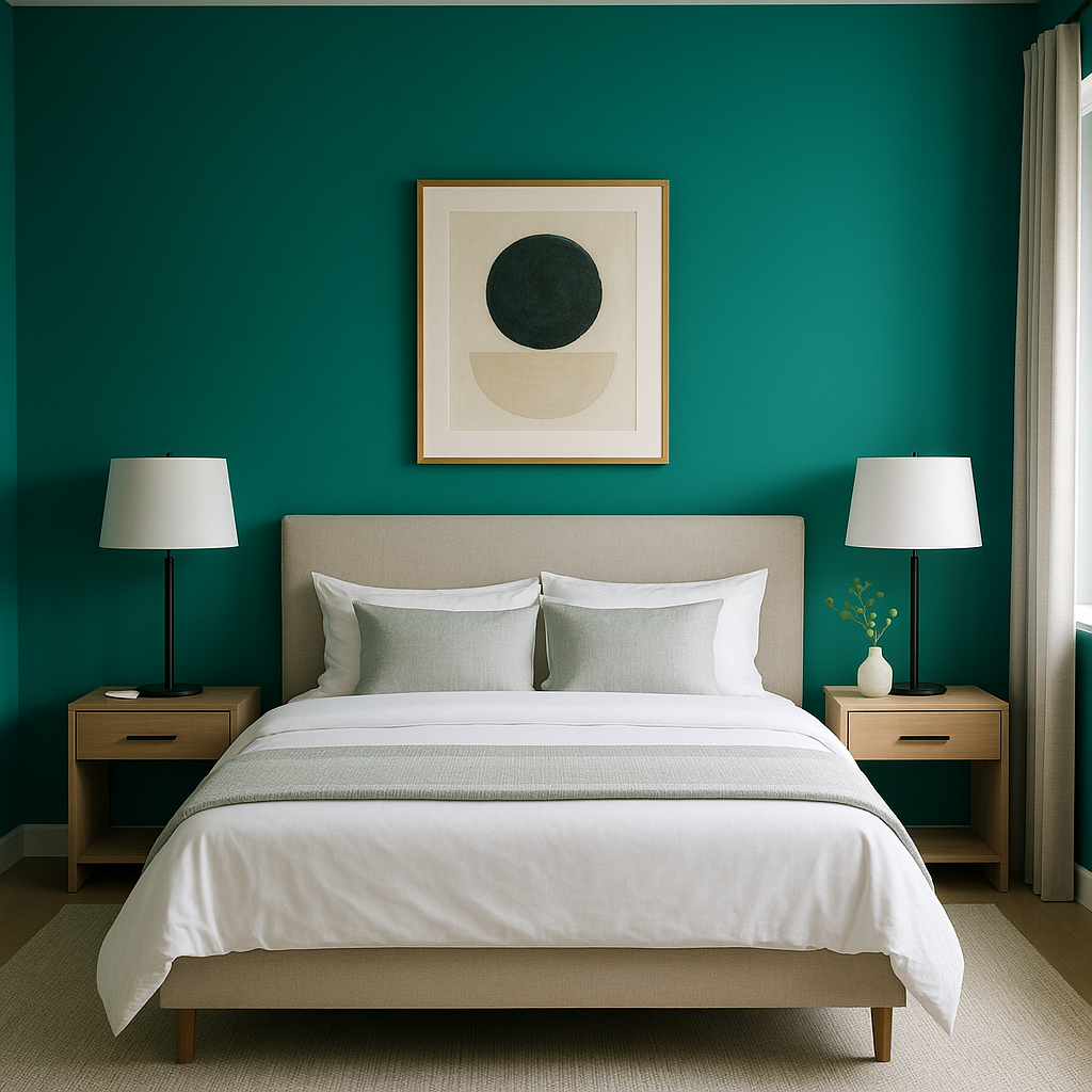 Benjamin Moore Cayman (2046-30): A Vibrant Tropical Hue for Bold Spaces.