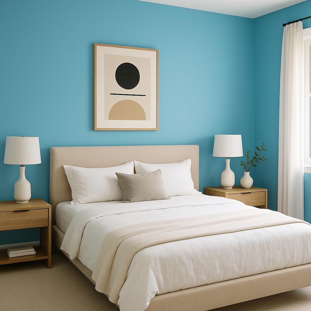 Benjamin Moore Cayman (2060-50): A Vibrant and Invigorating Blue.