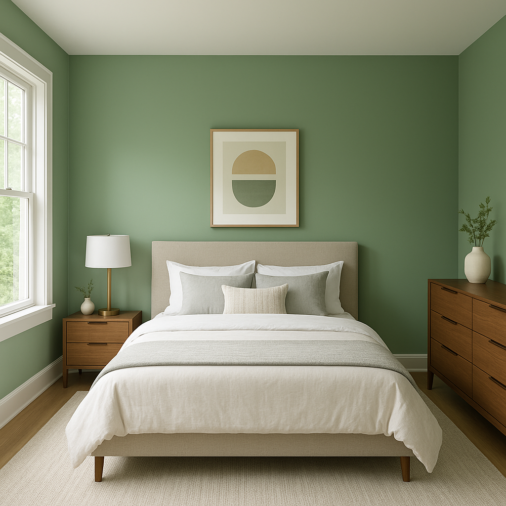 Benjamin Moore Cedar (2034-40): A Warm and Earthy Green That Invites Serenity.