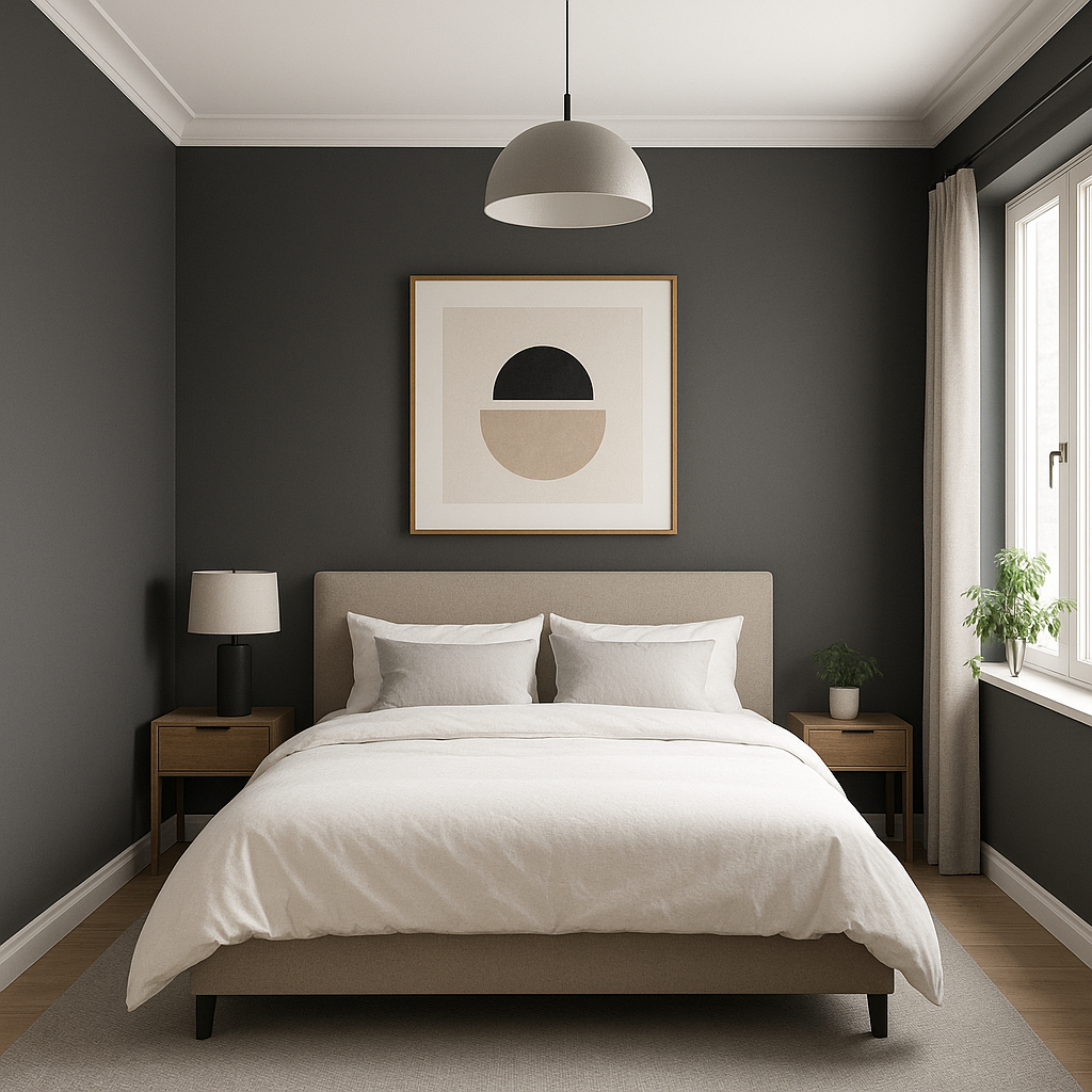 Benjamin Moore Cheating (1617): A Sophisticated Charcoal Gray.