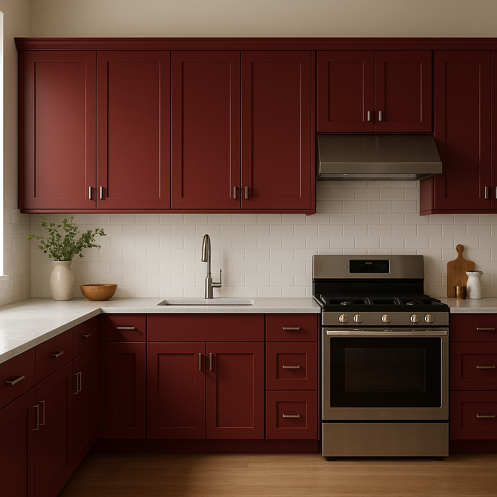 Benjamin Moore Cherry (CSP-1200): A Sophisticated and Timeless Red.