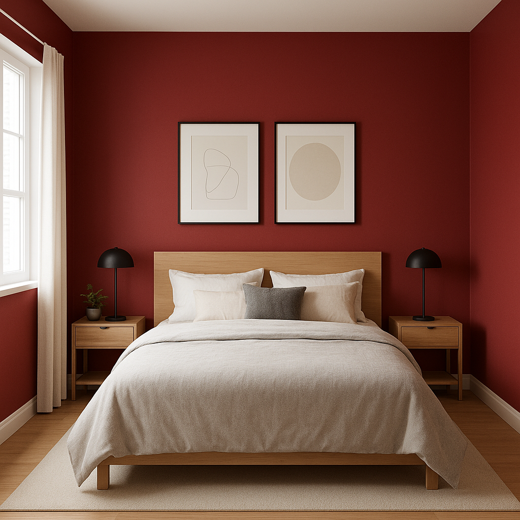 Benjamin Moore Cherry (CSP-1200): A Sophisticated and Timeless Red.