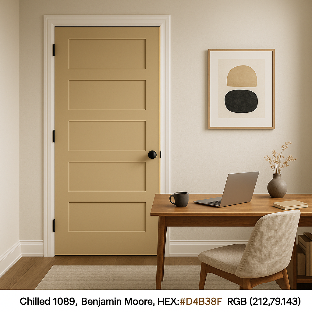 Benjamin Moore Chilled (1089): A Serene and Versatile Neutral.