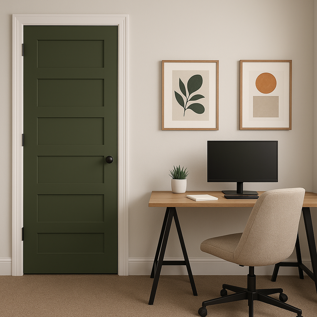 Benjamin Moore Chimichurri (CSP-810): A Versatile Earthy Green for Timeless Spaces.