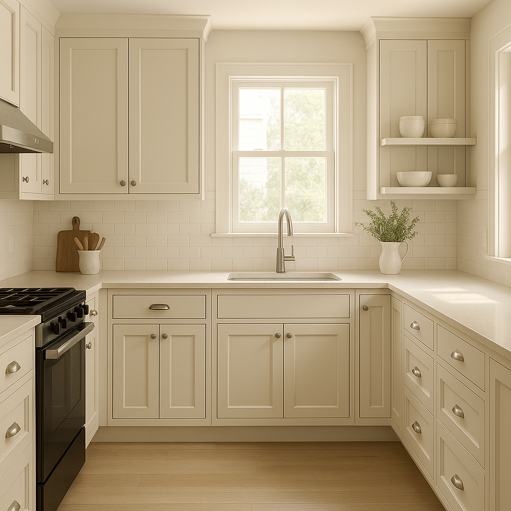 Benjamin Moore Classic (1548): A Timeless Neutral for Sophisticated Spaces.