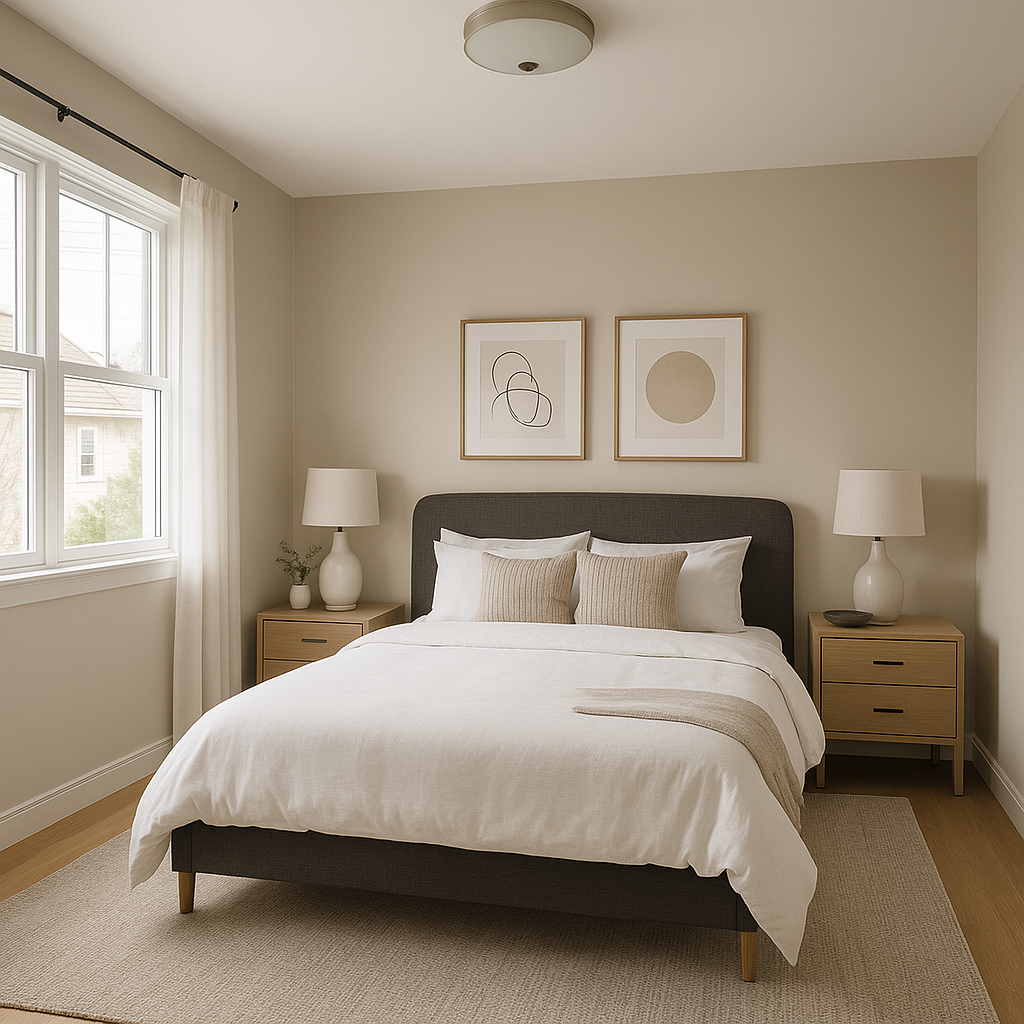 Benjamin Moore Coastal AC-1: A Sophisticated Neutral for Timeless Spaces.