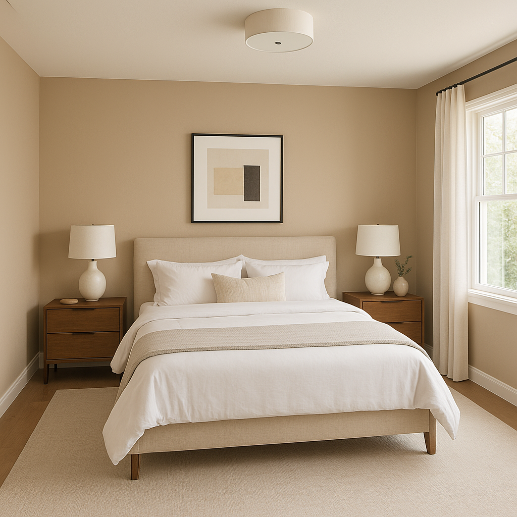 Benjamin Moore Cocoa 1023: A Timeless Neutral for Sophisticated Spaces.