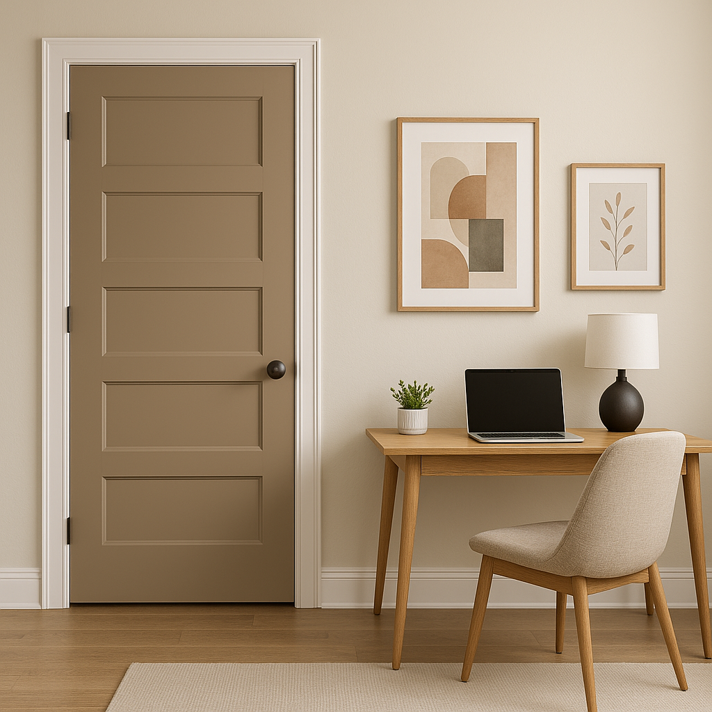 Benjamin Moore Cocoa (1122): A Warm and Sophisticated Neutral.