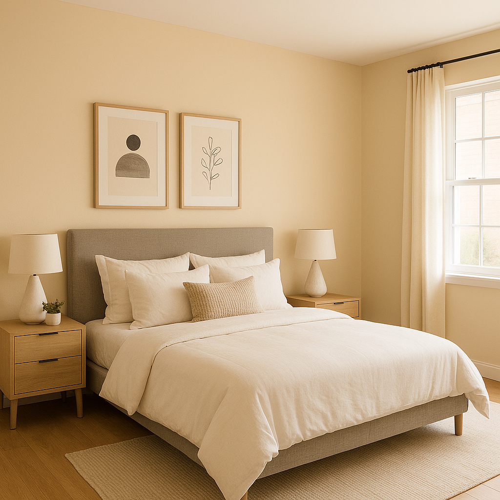 Benjamin Moore Cookie (916): A Soft, Versatile Neutral.