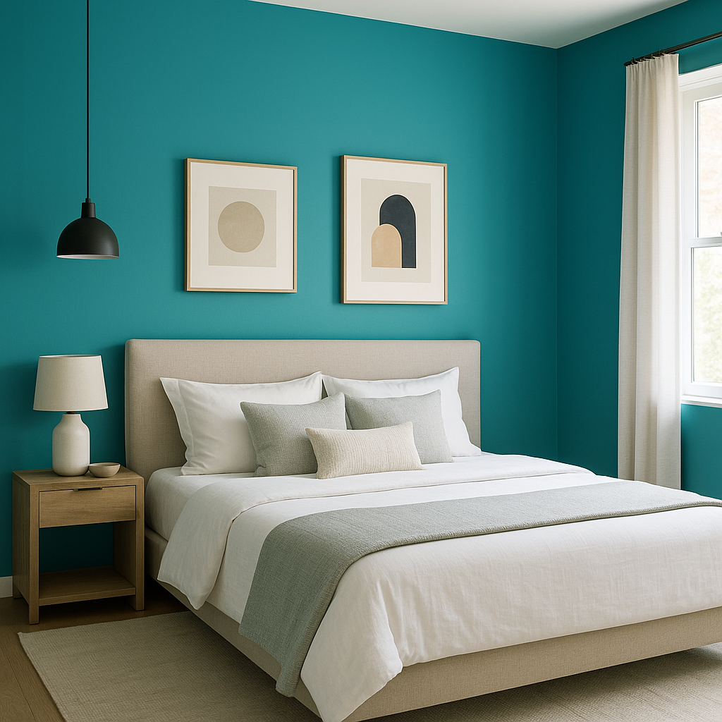 Benjamin Moore Cool (2056-40): A Refreshing Splash of Vibrant Blue.