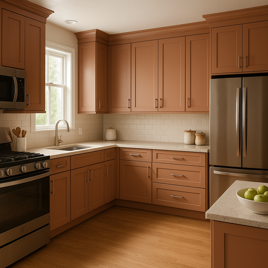Benjamin Moore Copper (1218): A Warm, Earthy Hue for Timeless Interiors.