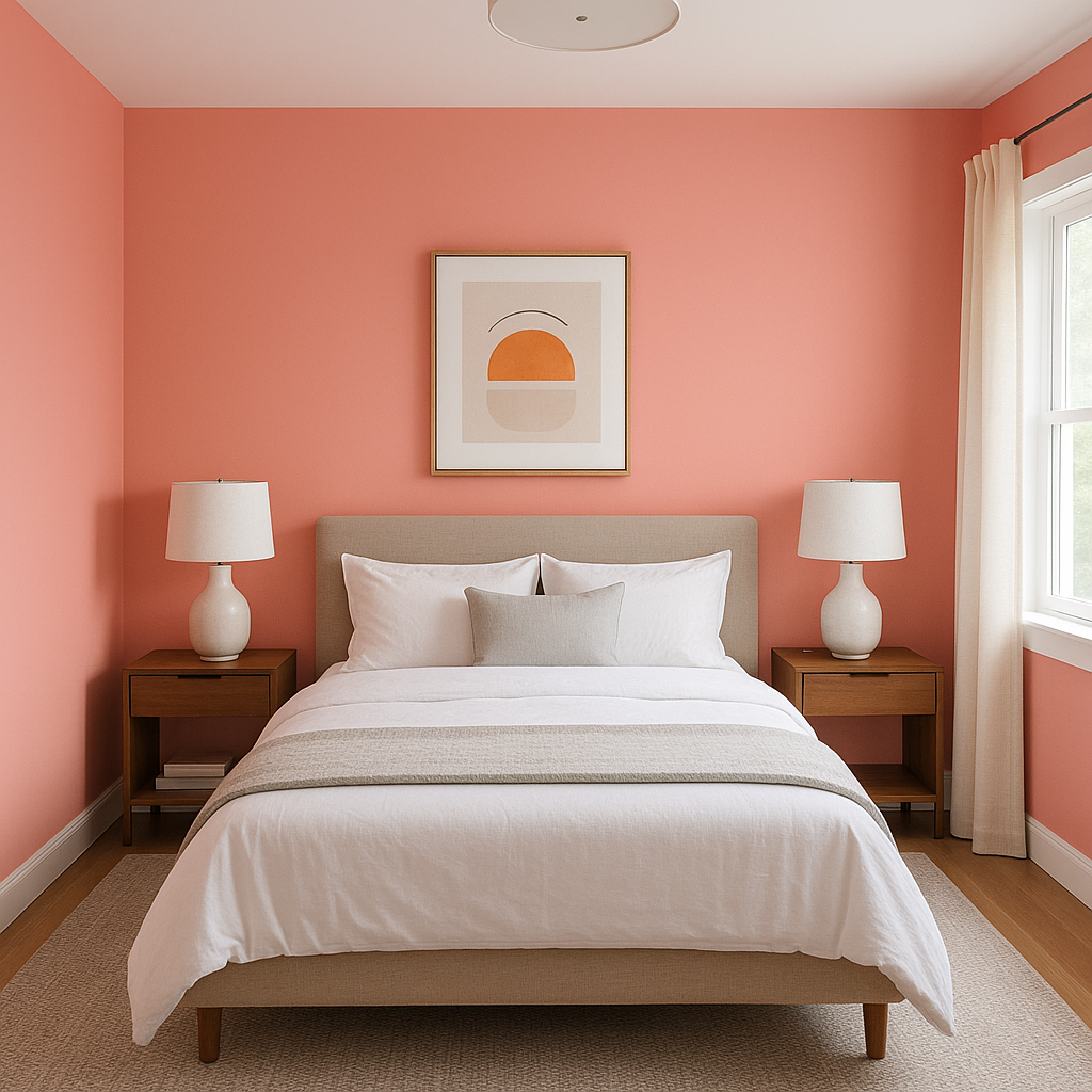 Benjamin Moore Coral (2003-50): A Vibrant, Versatile Hue for Timeless Interiors.