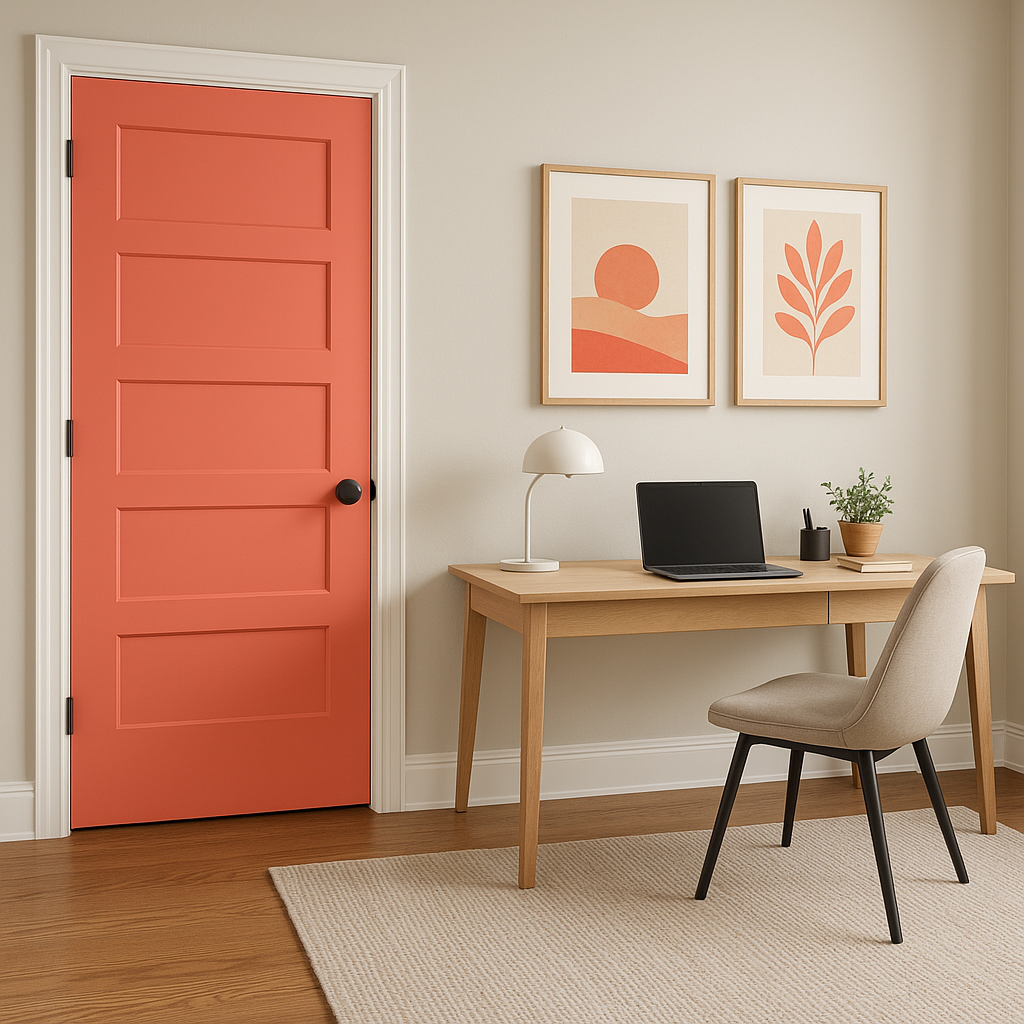 Benjamin Moore Coral (2010-40): A Vibrant, Energizing Hue for Bold Interiors.