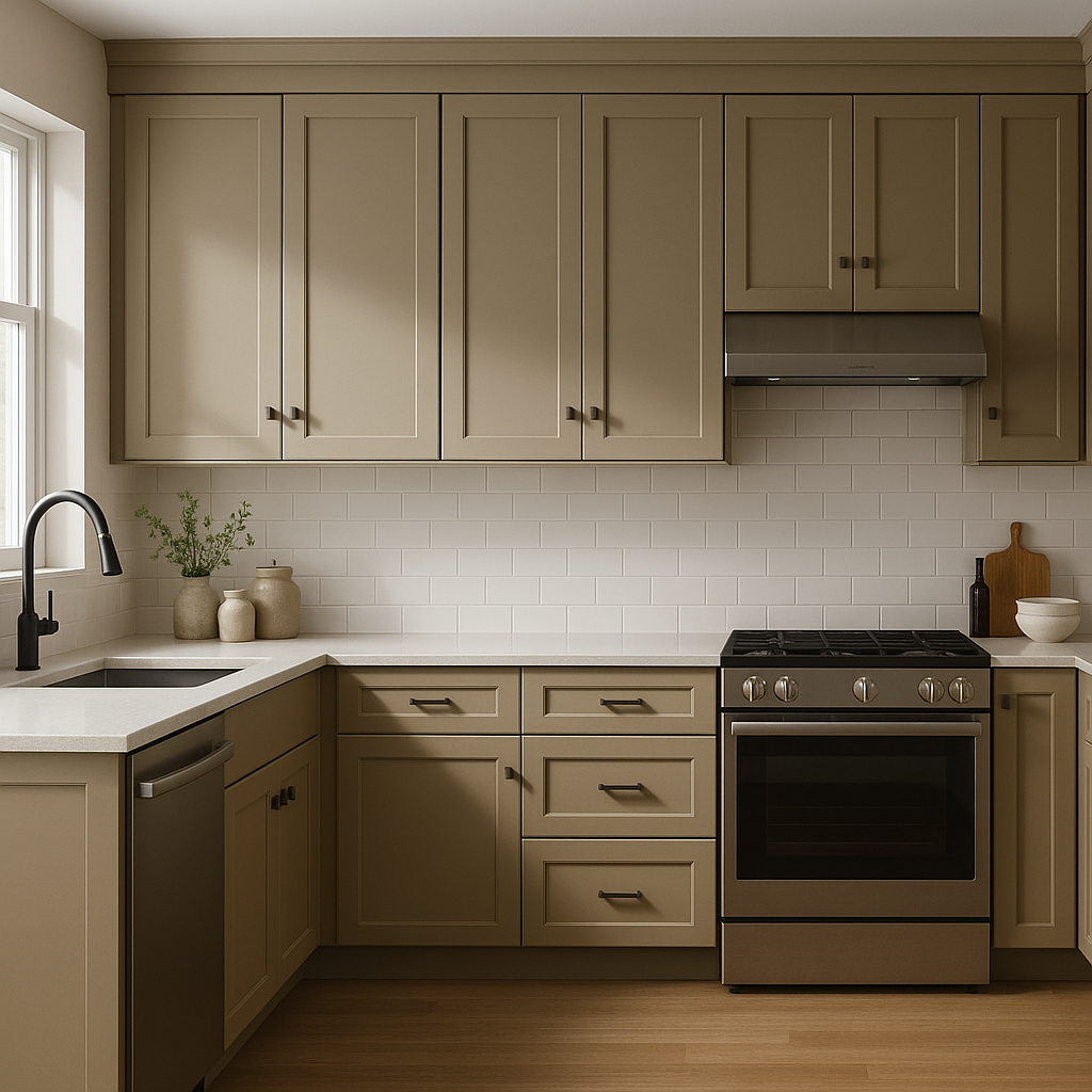 Benjamin Moore Coriander AF-110: A Sophisticated Neutral with Warm Undertones.