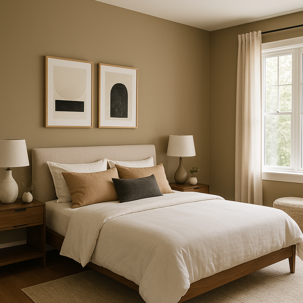 Benjamin Moore Coriander AF-110: A Sophisticated Neutral with Warm Undertones.