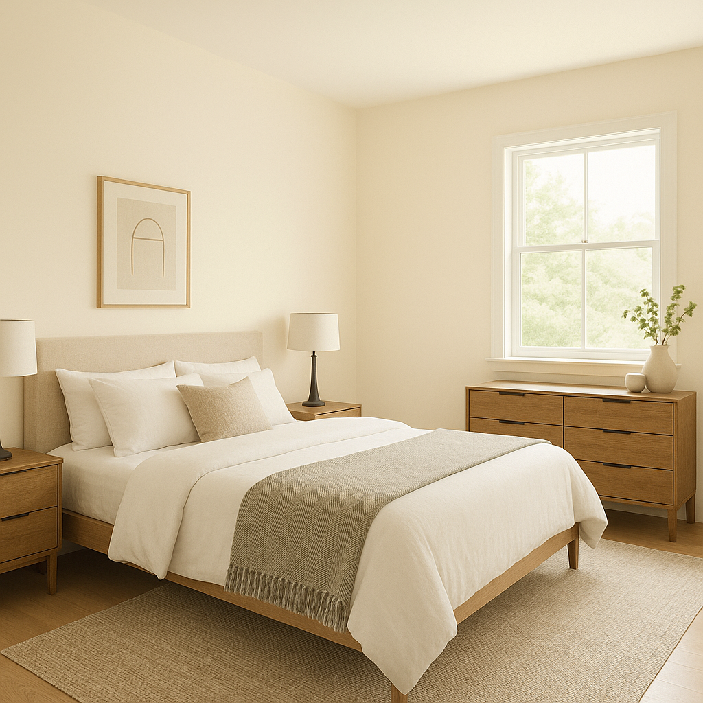 Benjamin Moore Cotton 2155-70: A Soft, Serene Neutral.