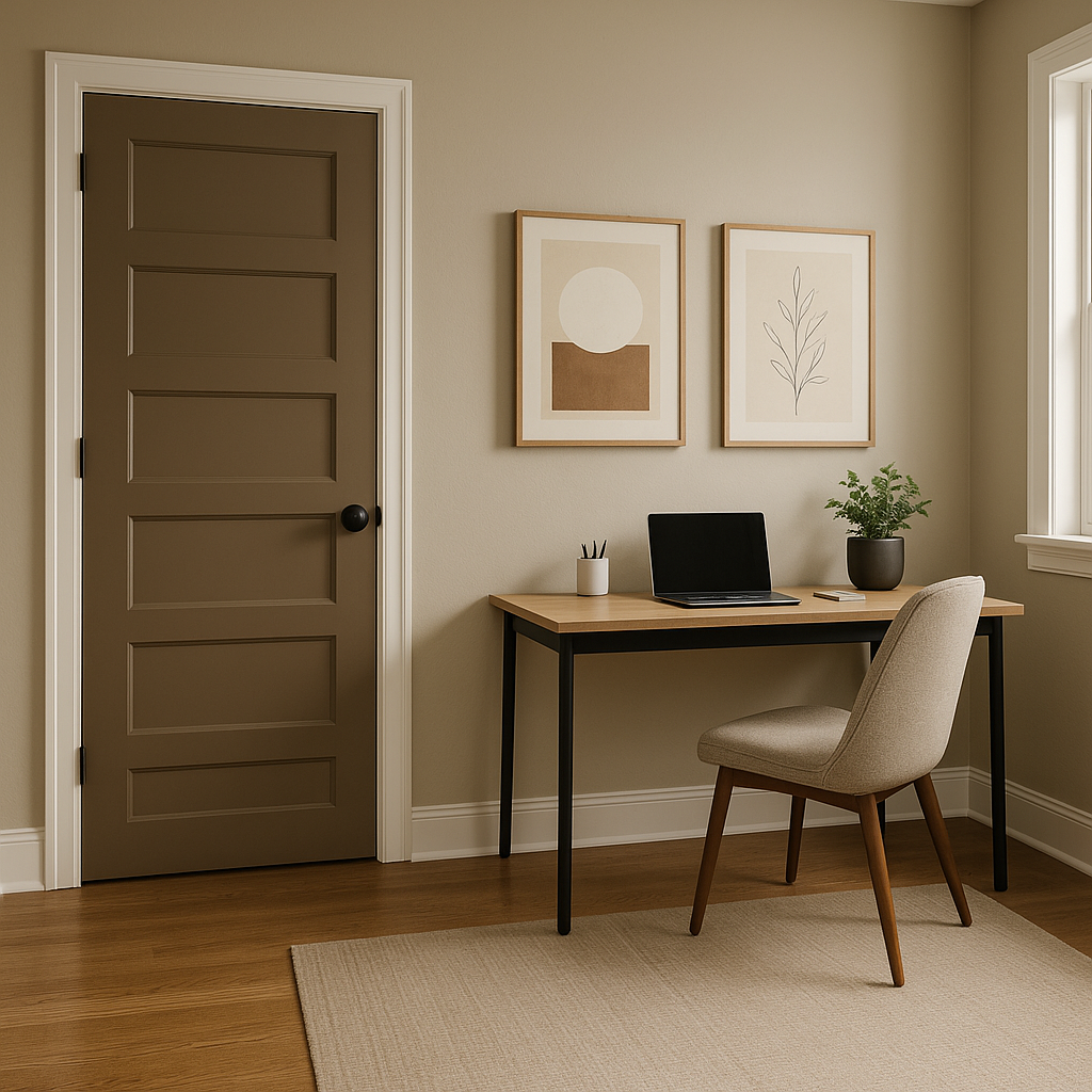 Benjamin Moore Cowboy 1015: A Warm and Versatile Neutral.