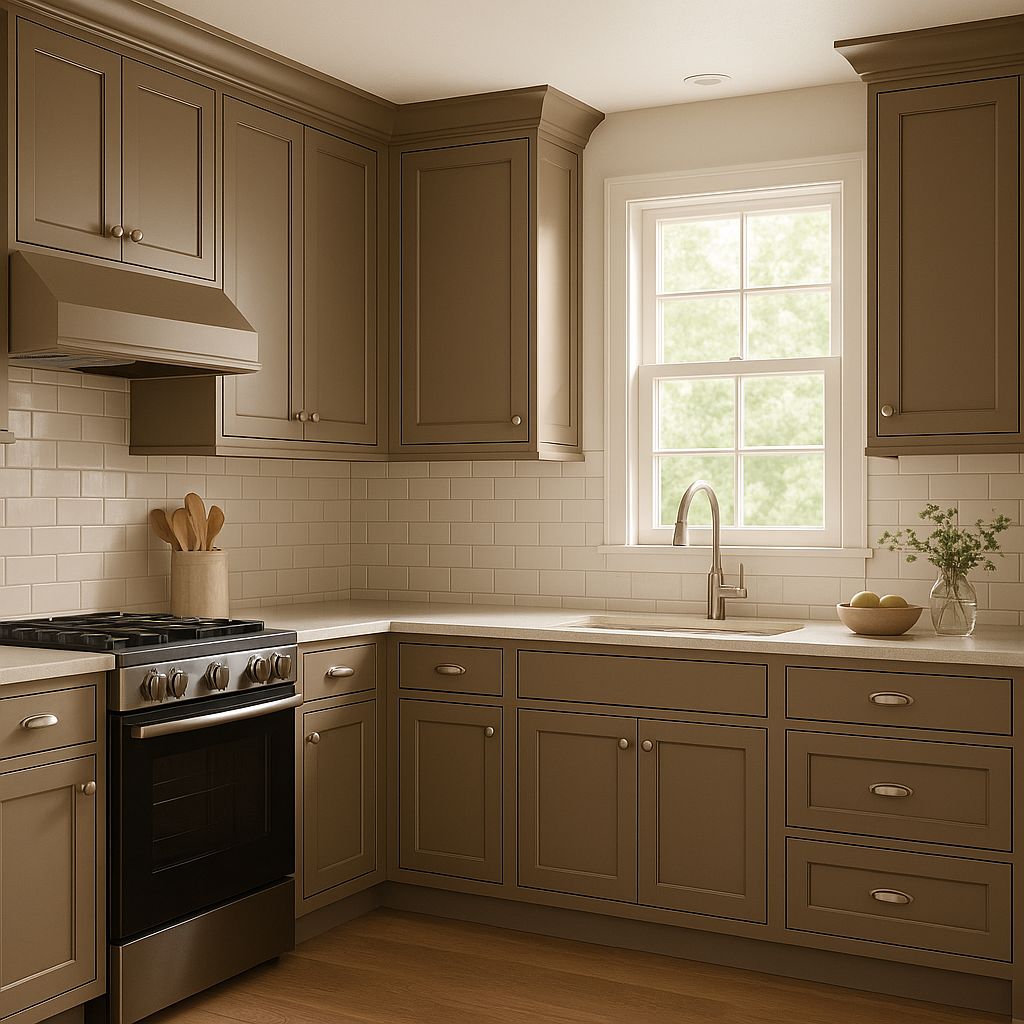 Benjamin Moore Coyote (1224): A Warm and Adaptable Neutral.