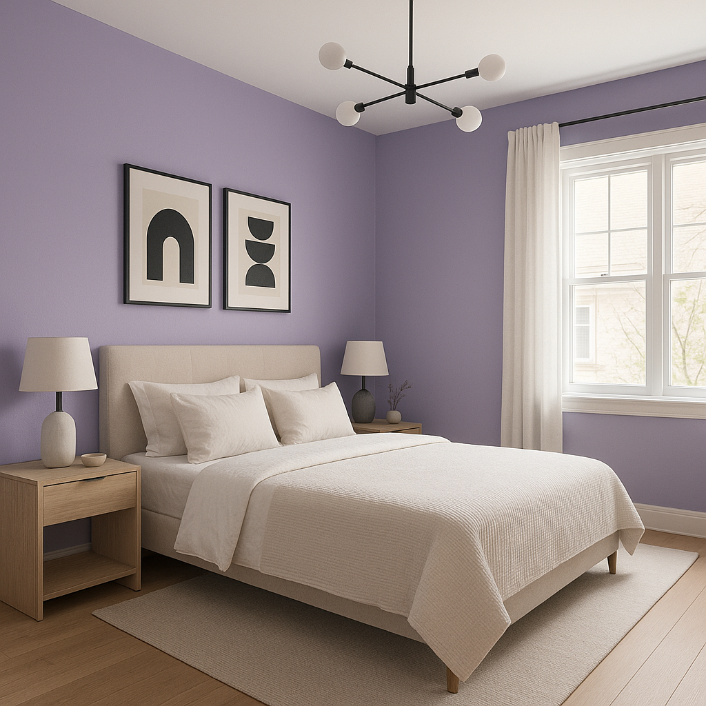 Benjamin Moore Crocus (2071-40): A Sophisticated Lavender Hue.