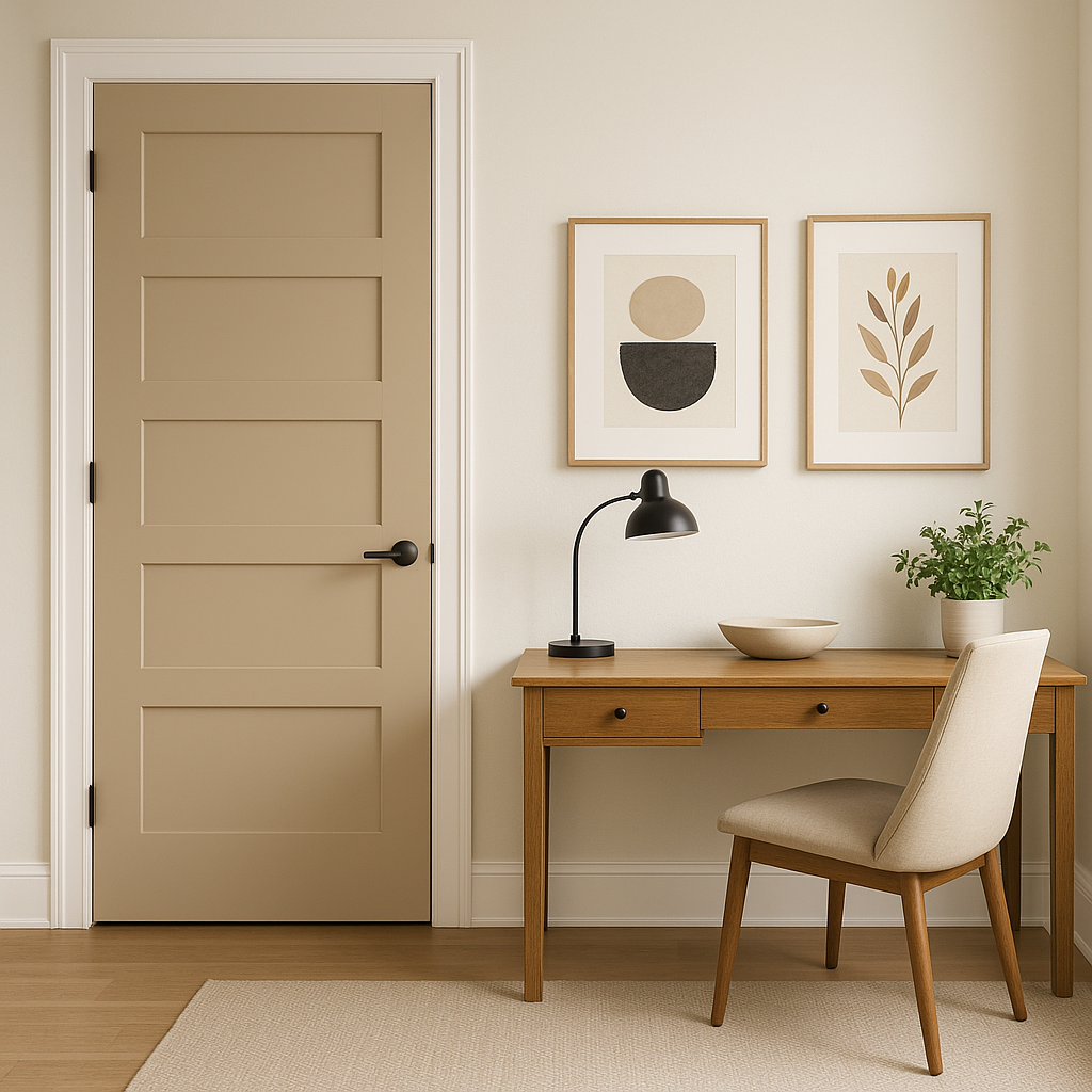 Benjamin Moore Crossroads (1226): A Timeless Neutral with Warm Undertones.