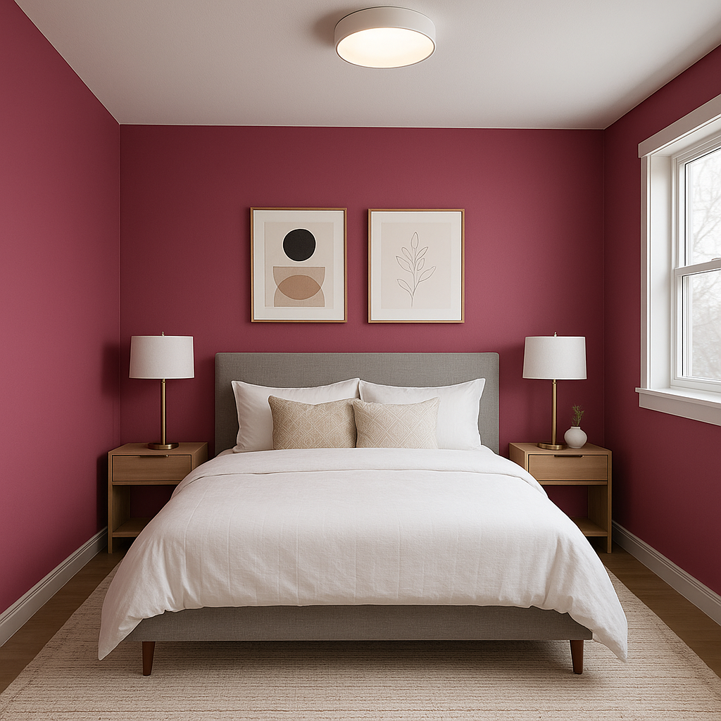 Benjamin Moore Crushed (2076-30): A Rich, Vibrant Hue for Bold Interiors.