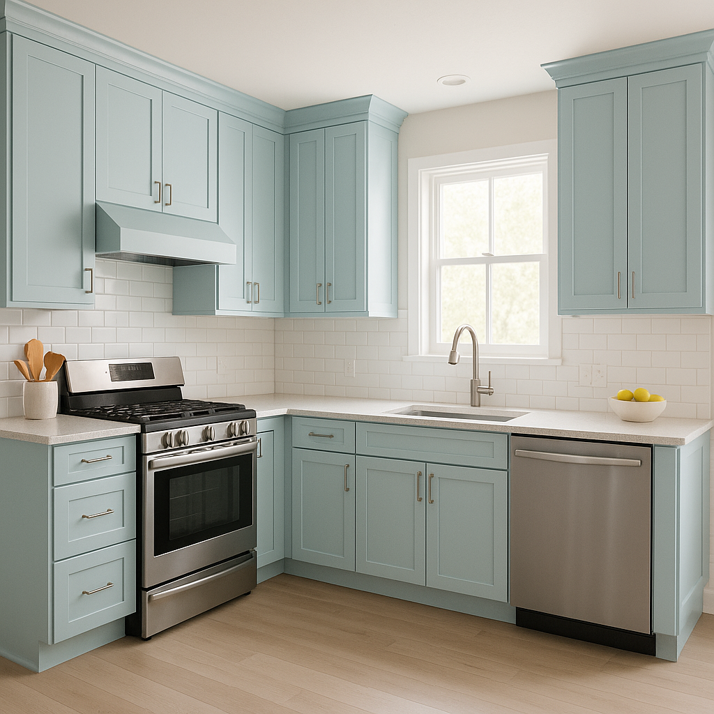 Benjamin Moore Crystal (764) – A Serene and Versatile Light Blue.