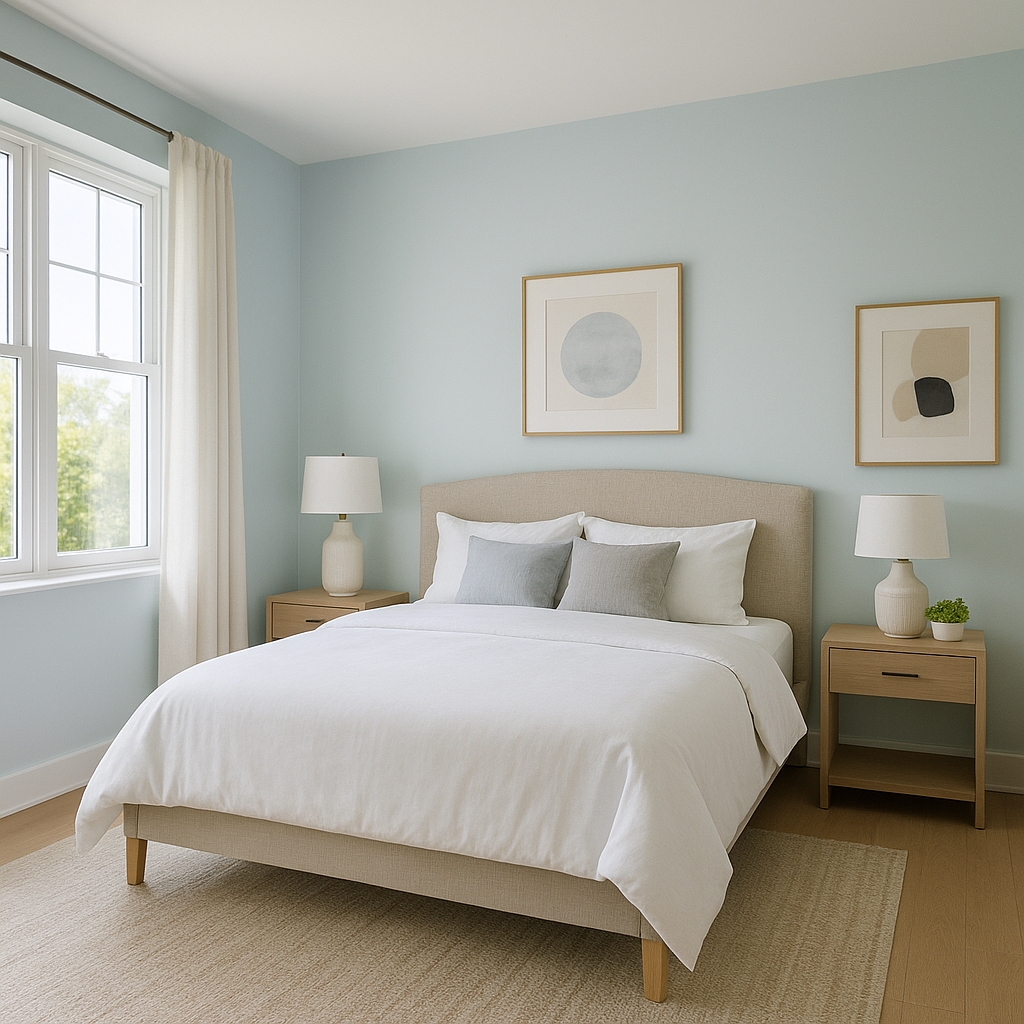 Benjamin Moore Crystal (764) – A Serene and Versatile Light Blue.