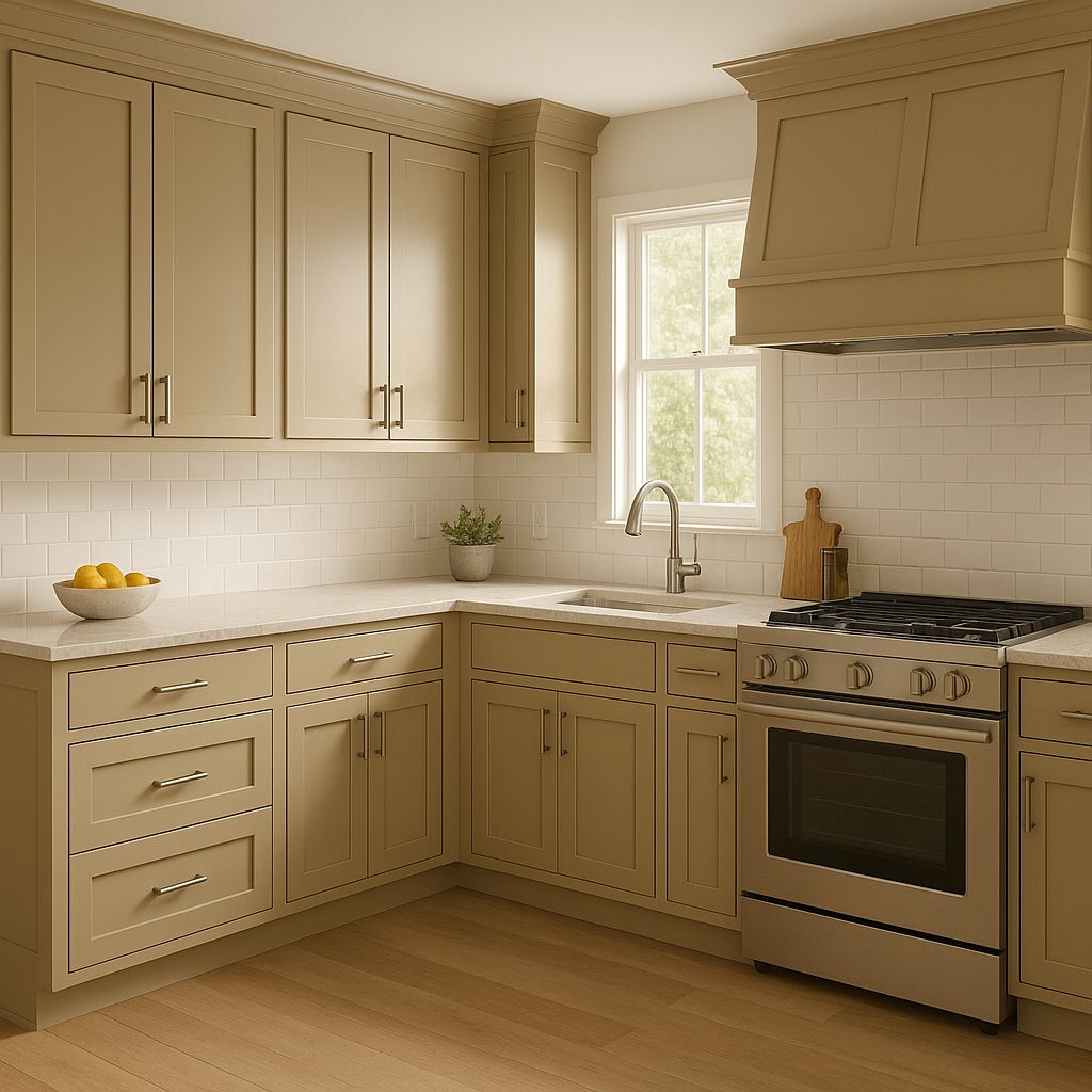 Benjamin Moore Decatur Buff (HC-38): A Timeless Neutral for Cozy Interiors.