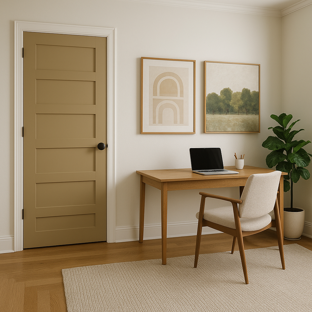 Benjamin Moore Decatur Buff (HC-38): A Timeless Neutral for Cozy Interiors.