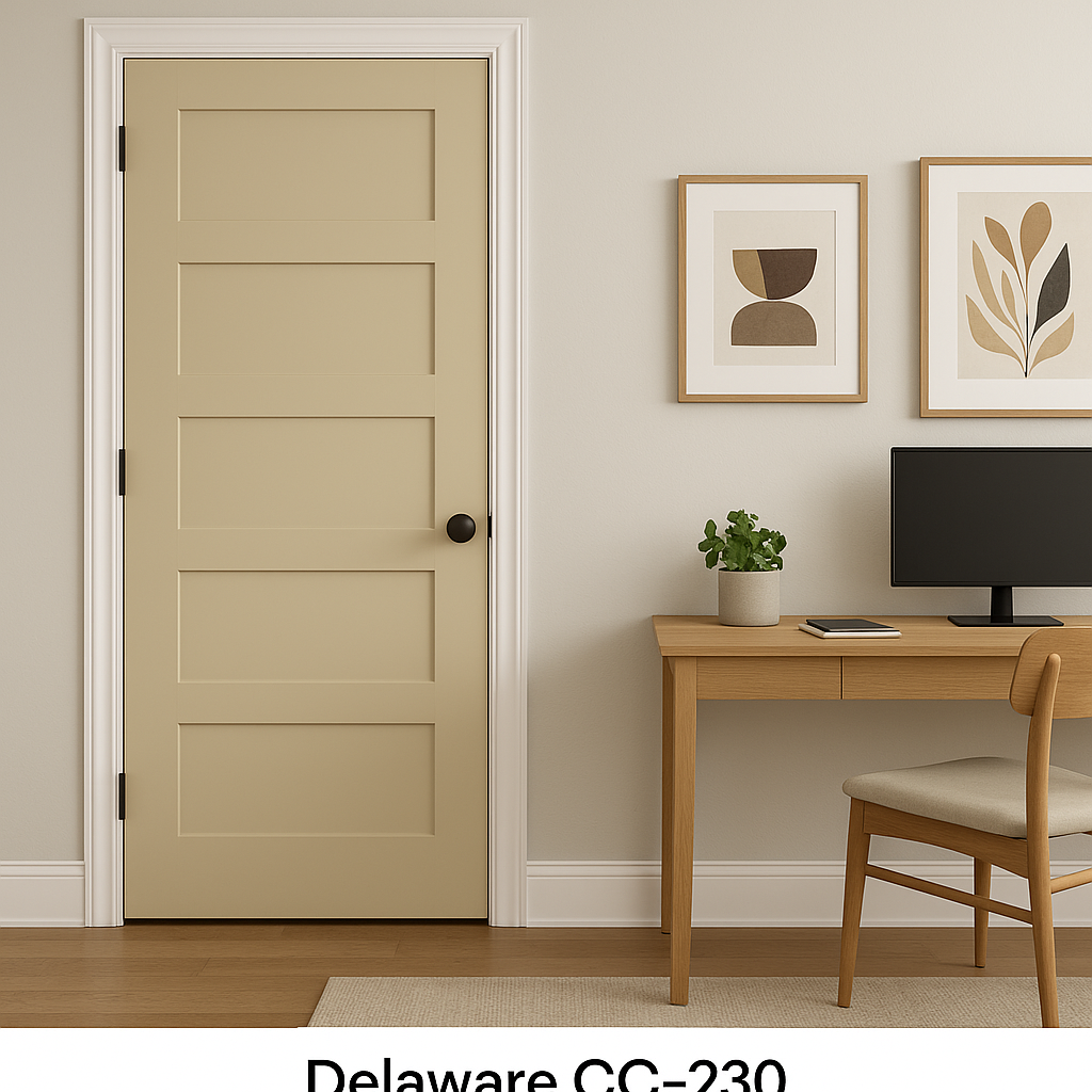 Benjamin Moore Delaware (CC-230): A Timeless Neutral with Subtle Warmth.