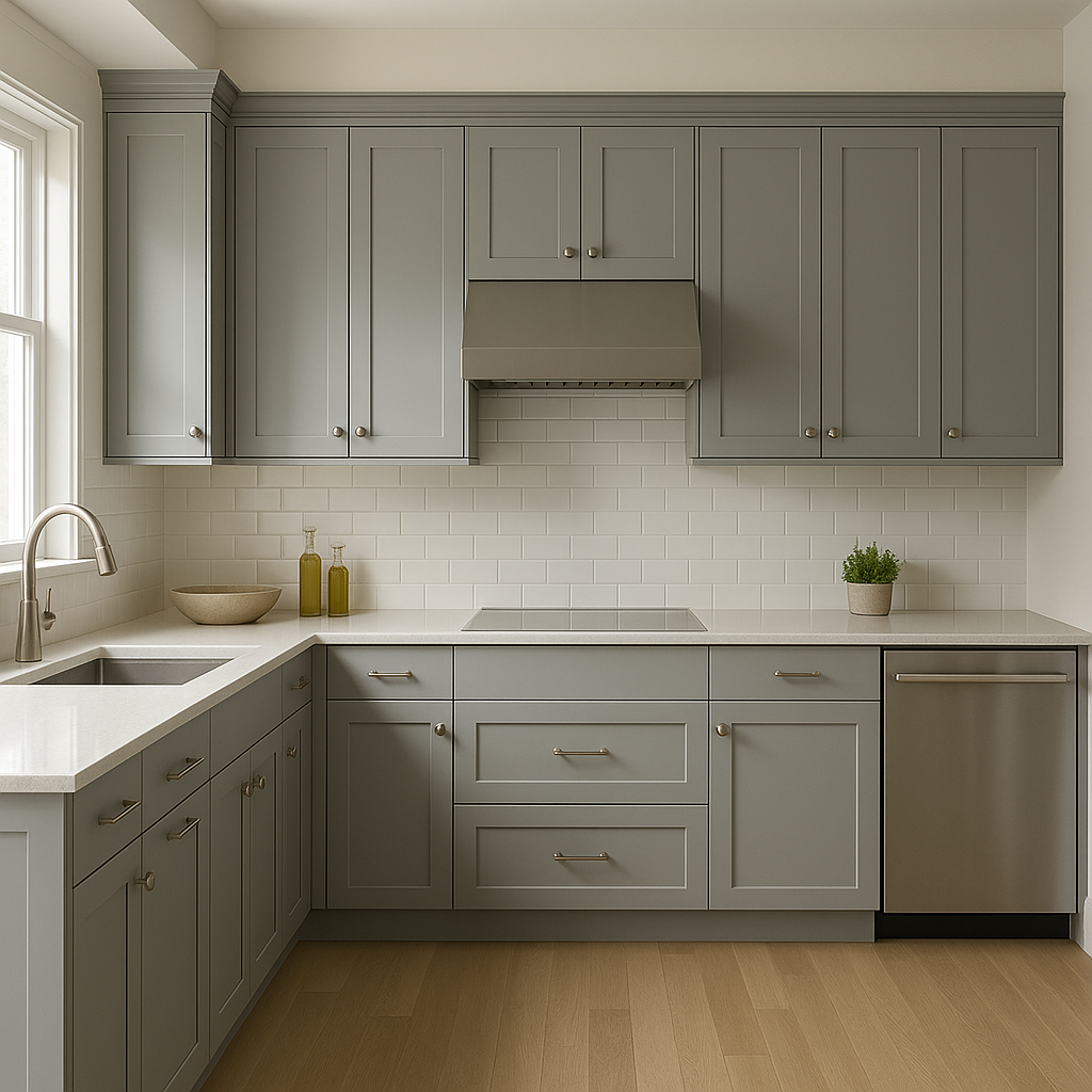 Benjamin Moore Delray (1614): A Timeless Gray with Subtle Elegance.