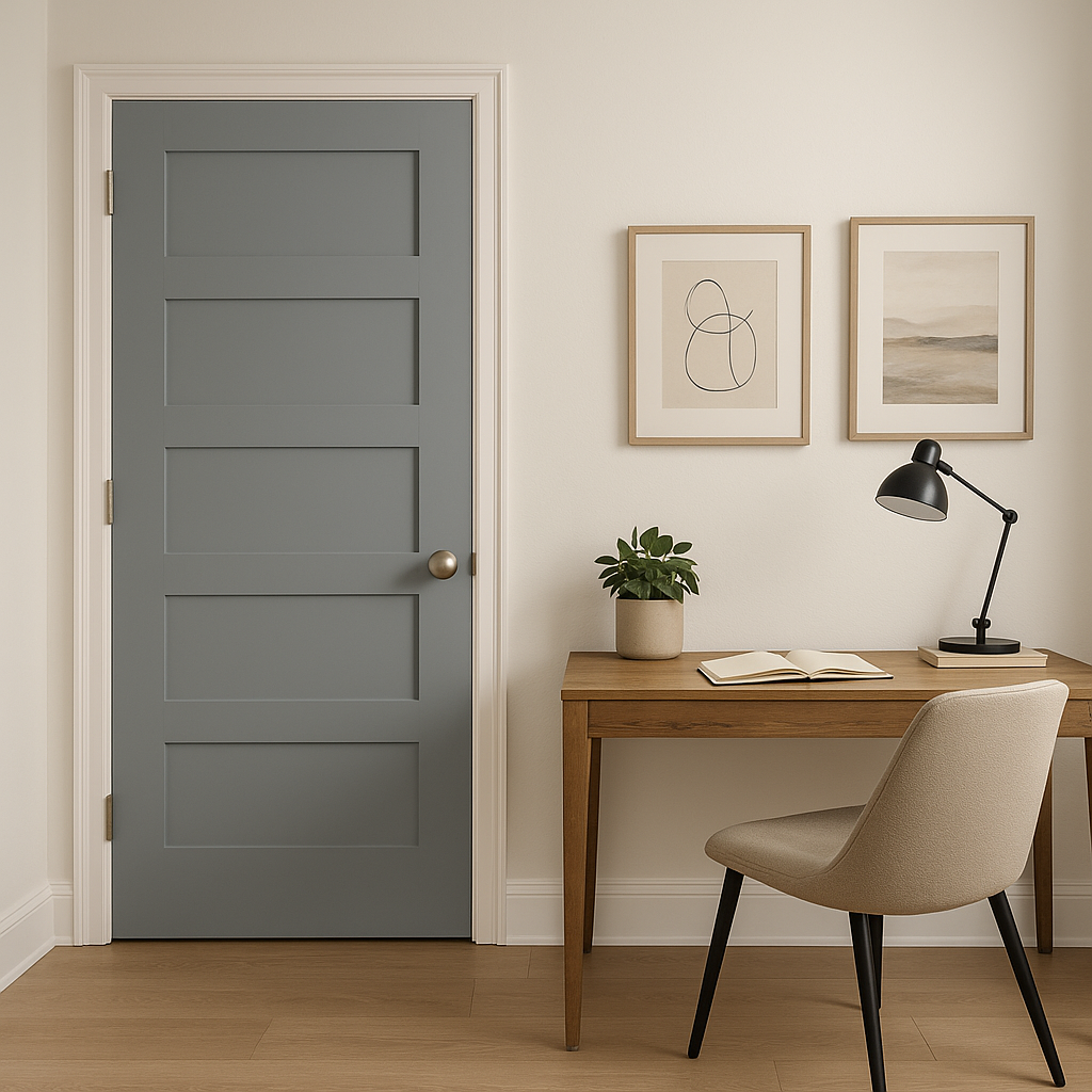Benjamin Moore Delray (1614): A Timeless Gray with Subtle Elegance.