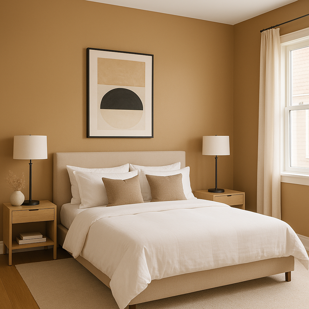 Benjamin Moore Desert (1104): A Warm and Versatile Neutral.