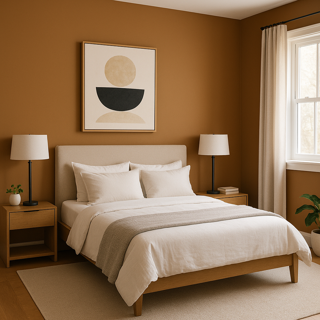 Benjamin Moore Desert (2162-20): A Rich and Warm Neutral.