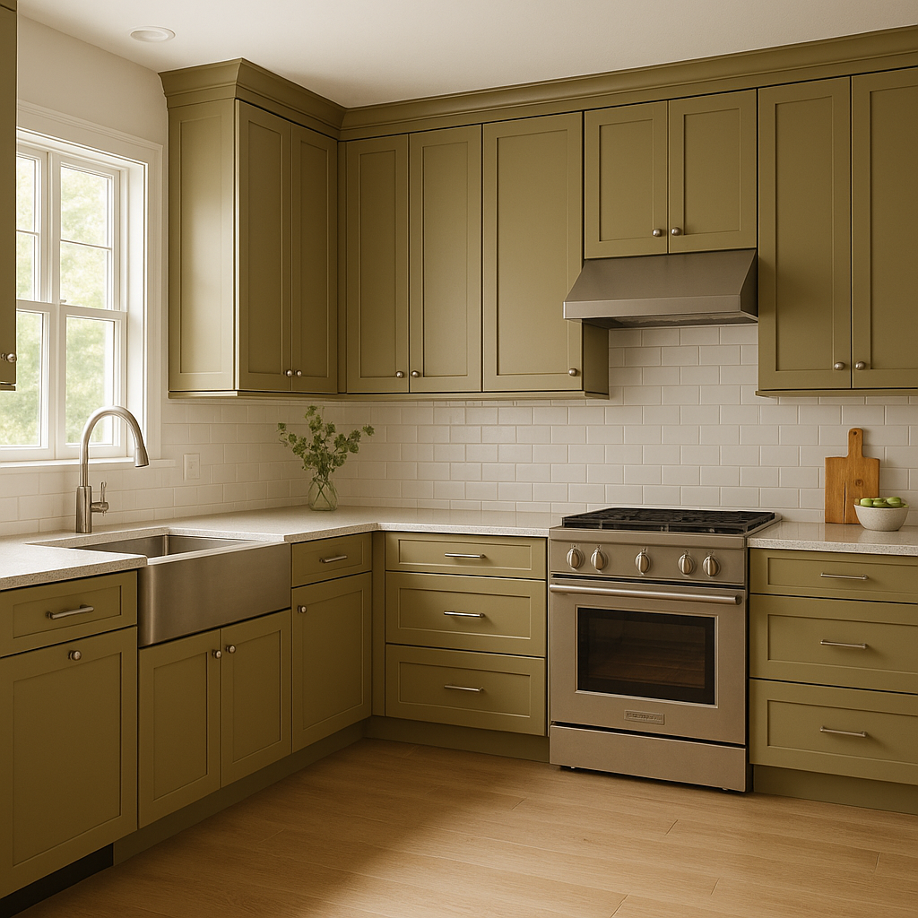 Benjamin Moore Dragonwell (CSP-930): A Rich, Earthy Green for Timeless Elegance.