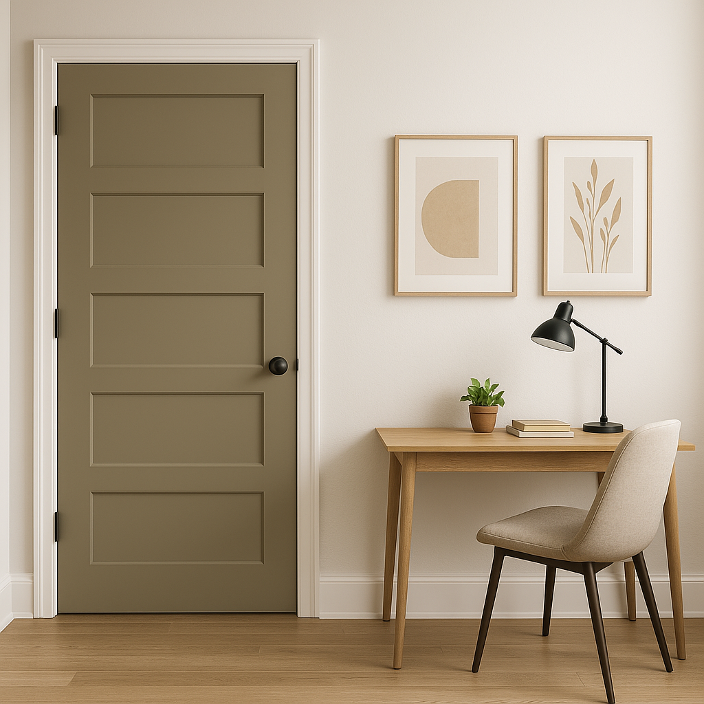 Benjamin Moore Dried Basil 1510: A Sophisticated Earthy Green.