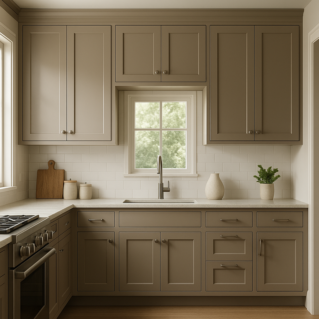 Benjamin Moore Driftwood (2107-40): A Timeless Neutral with Earthy Elegance.