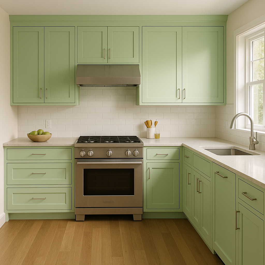 Benjamin Moore Early (2032-50): A Refreshing Green with Versatile Elegance.